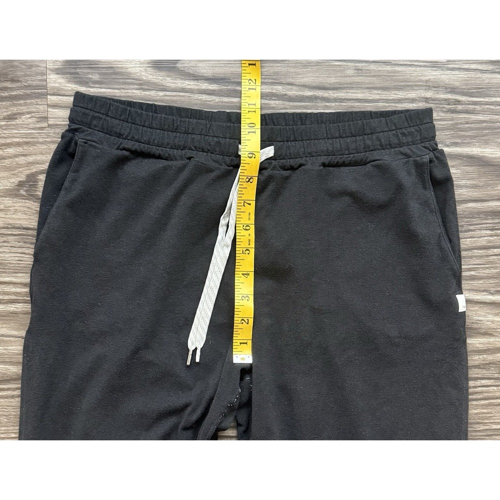 Women's Vuori Performance Joggers Black Heather Large Estimated Mid Rise - Picture 8 of 9